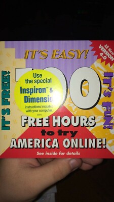 VINTAGE [SEALED] 1998 AOL CD-Rom 100 Hours Free | eBay