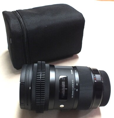 Sigma 18-35mm F 1.8 Art DC HSM Lens for Canon DSLR Cameras New in Soft Case