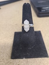 925 Quartz Ring Size 8 3.44 Grams