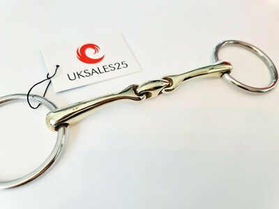 Loser Ring 12 mm Trense Doppelgelenk Bit GS/SS (UKSALES25 ) *VERSAND AM SELBEN TAG*