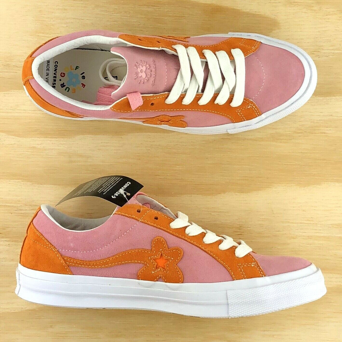 converse one star ox tyler the creator golf le fleur pink orange