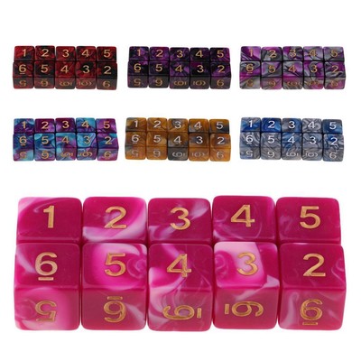 MagiDeal Jeu de 10 dés à 8 côtés D8, dés polyédriques pour Donjons et Dragons, jeux de table de fête - Bleu Violet MagiDeal Jeu de 10 dés à 8 côtés D8, dés polyédriques pour Donjons et Dragons, jeux de table de fête - Bleu Violet