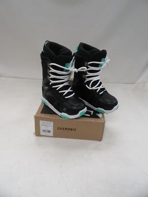 CHAMONIX WOMEN'S 2024 CHAVANNE SNOWBOARD BOOTS SIZE 6 1110224 BLACK & GREEN
