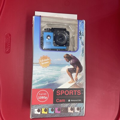 Sports Cam Waterproof 30M Full HD 1080p 2