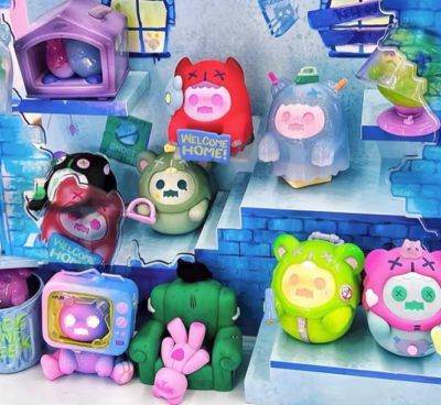 シンウー　ゴーストベア　GHOST BEAR HOUSE F.UN ShinWoo Ghost Bear House Serie Blind Box Confirmed Figure Toy