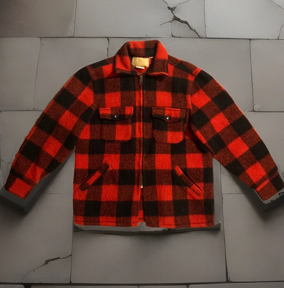 Chaqueta de Batalla Punk Woolrich Años 70 RARA - Calidad Museo De Colección Grial - S/M 42 Foto 2 de 4