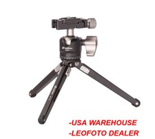 Leofoto MT-02 LH-25 Aluminum Mini Table Top Tripod with Ballhead