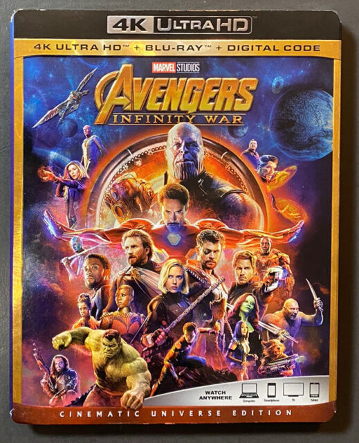 Avengers Infinity War [ Cinematic Universe Edition ] (4K Ultra HD + Blu-ray) NEW