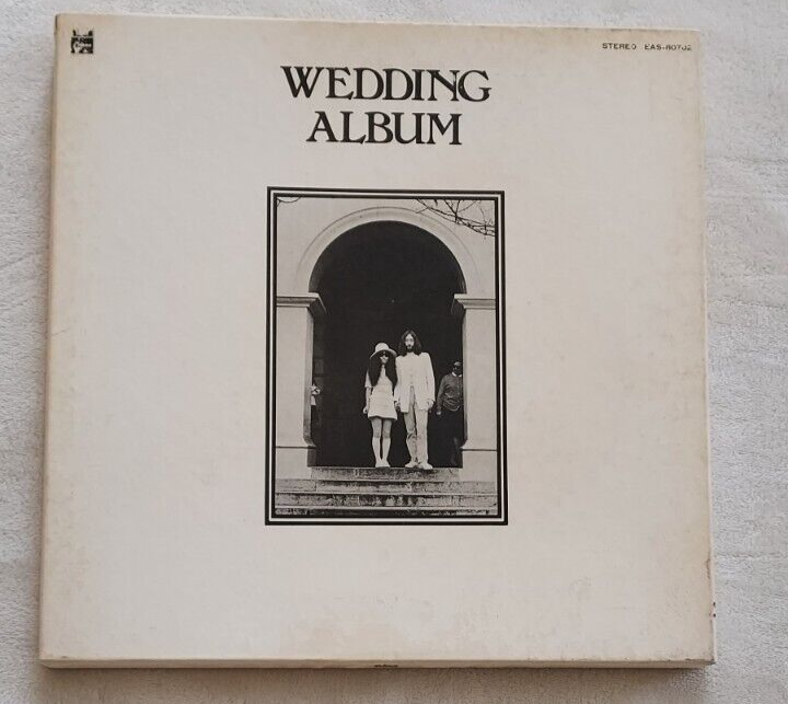 美帯完品レコードBOX WEDDING ALBUM ジョンレノン & ヨーコオノ John Lennon Yoko Ono Wedding Album Japanese Box Set Odeon EAS