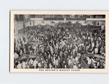 Postcard The Nation's Market Place NY Stock Exchange NYC NY