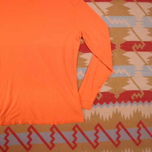 Vintage Medalist Turtleneck Men's Large Highlighter Orange Long Sleeve USA Ski - Picture 20 of 22