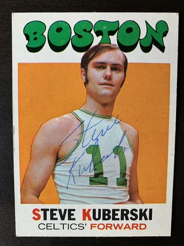 1971-72 Topps Basketball #98 Steve Kuberski - Autographed - Near Mint