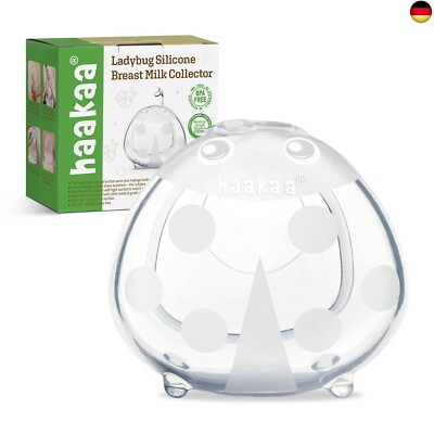 haakaa 40ML Milchauffangschalen, Silikon Auffangbehälter für Muttermilch, A