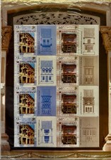 Singapore-Belgium 2005 Joint Issue (2 sheetlets) Shop-Houses Smurf Comic MNH