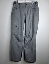 The North Face DryVent Women s Gray Waterproof insulated Snow Pant PocketL/G Reg