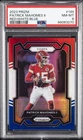 2023 PANINI PRIZM RED/WHITE/BLUE PRIZM #149 PATRICK MAHOMES II PSA 8