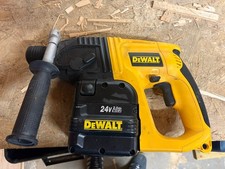 DEWALT DW004 24v Cordless SDS Rotary Hammer Drill Body & Battery x3 and charger 