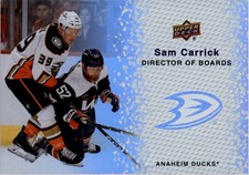 2023-24 Upper Deck Director of Boards #DB3 Sam Carrick - HKY