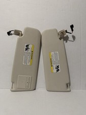 Sun Visor Pair Illuminated With Garage Door O...