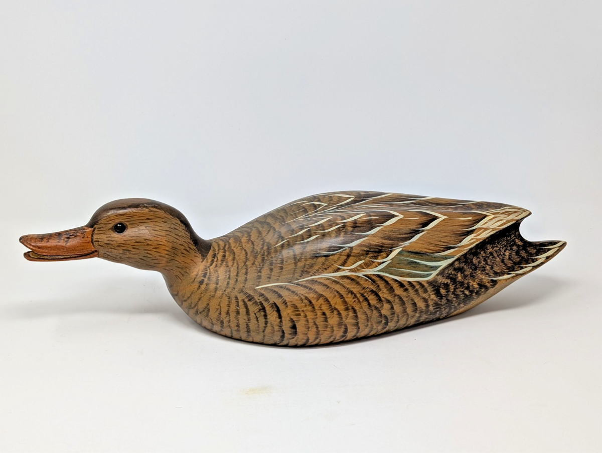 Robert Capriola 1992 Ducks Unlimited Carved Decoy - Lac La Croix