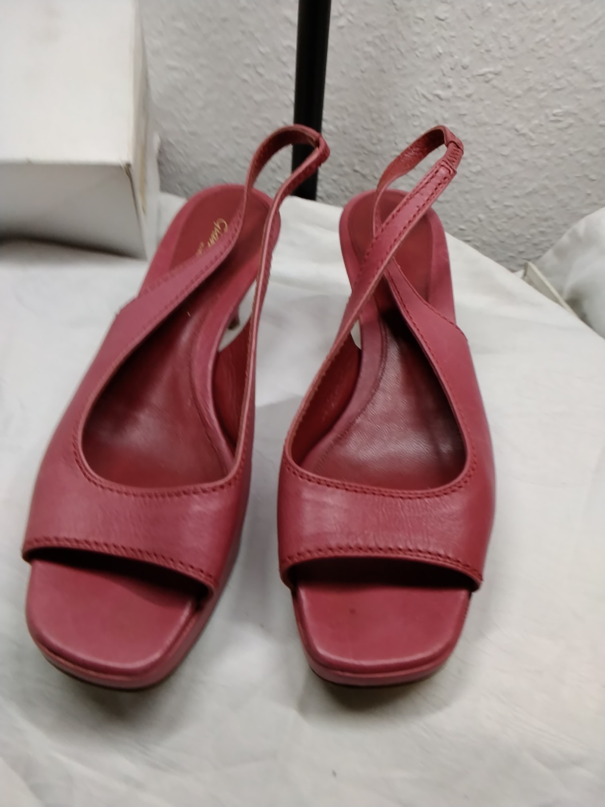 Gianvito Rossi Sandals Size 39 US 8.5, Dyed Red, Leather image 8