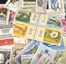31 Different MNH Vintage 6 Cent Stamps