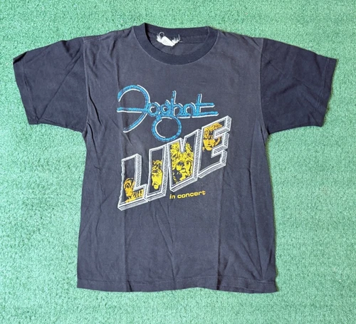 RARE Vintage Foghat Band Live Concert Tour T-Shirt Parking L 1970s vintage concert t-shirt, vintage, size S, single stitch, B+ condition