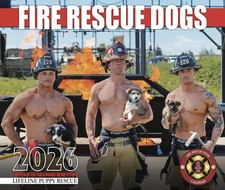 2026 | Sexy Firefighter Calendar with Puppies...