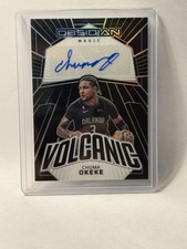 2022-23 Panini Obsidian Chuma Okeke Volcanic Signatures Auto /149 Orlando Magic