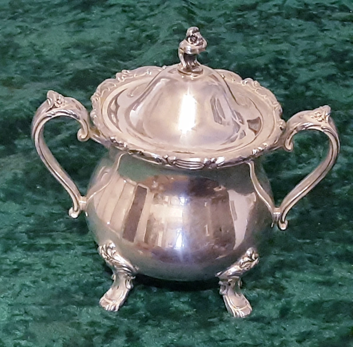 年美国镀银古董奶油壶和糖罐| eBay