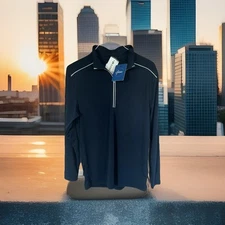 Gear For Sports Men’s Size Small Long Sleeve 1/2 Zip Pullover Shirt. Navy. New.