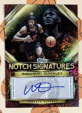 2025-26 Topps - Topps Notch Signatures Immanuel Quickley #TNS-IQ (AU)
