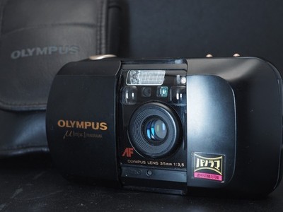 [US 1-Yr Warranty] Olympus µ mju Panorama 35mm Film Camera From JAPAN #J329