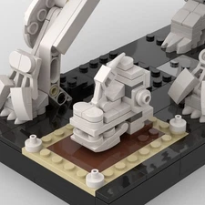 Compatible Little Oskar Skeleton of Giraffatitan Dinosaur Fossils 701