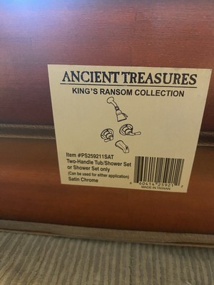 Ancient Treasurers PS259211SAT King's Ransom Collection 2Handle Tub/Shower Combo