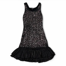 Twenty One Sequined Mermaid Hem Mini Dress Womens Small Fishtail Party Going Out