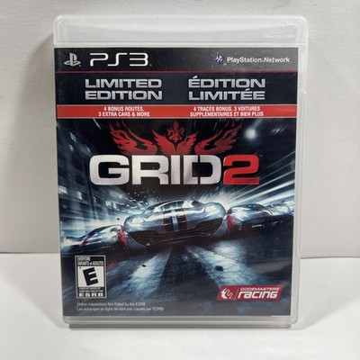 GRID 2 Limited Edition (Sony Playstation 3, 2013) CIB COMPLETE PS3