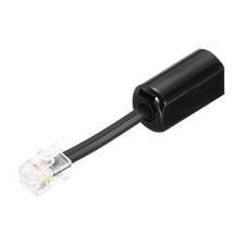 Telephone Cord Detangler, Tangle Free Phone Cable Landline Swivel Cord, Black