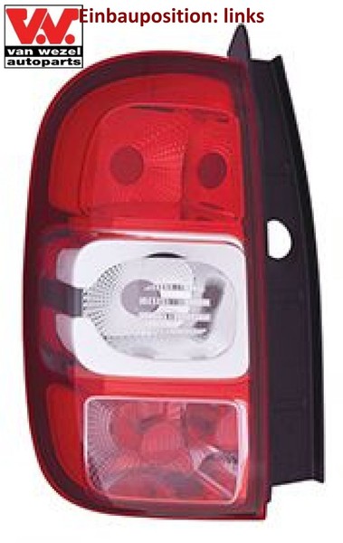 VAN Wezel 1556931 Heckleuchte Links RüCklicht Hecklicht RüCkleuchte FüR Dacia-image