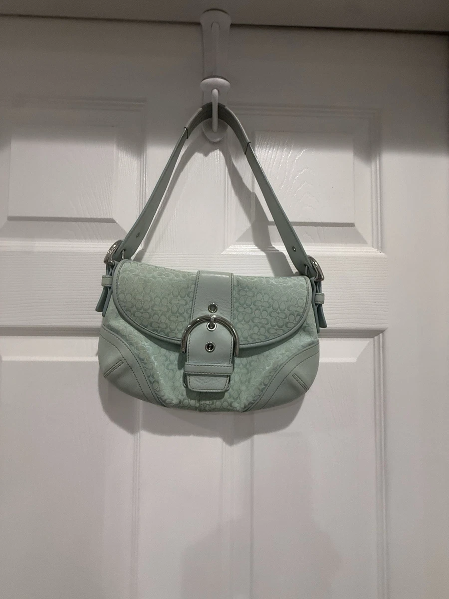 Coach Blue Leather Bags & Handbags for Women for sale | eBay