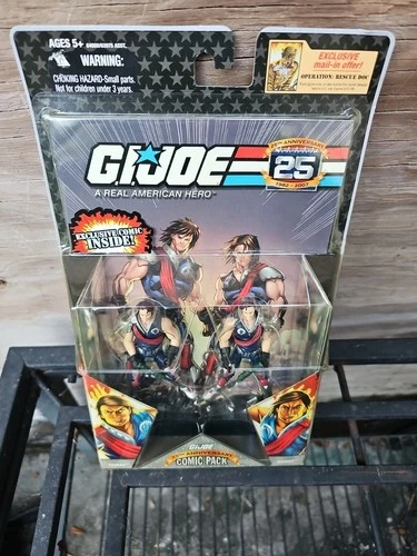 Tomax And Xamot Comic Pack G.I. JOE COBRA 25th on Card