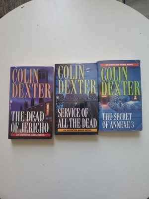 Colin Dexter Book Lot Of 3