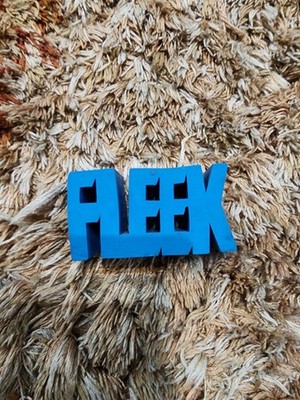 Blue ''FLEEK'' Eraser