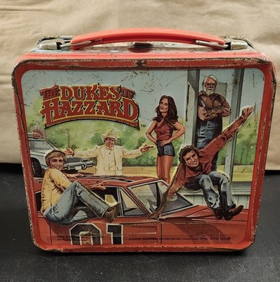 Dukes of Hazzard Lunch Box NO Thermos 1980 Aladdin USA, General Lee, ONE OWNER!!