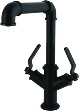 Kingston Brass LS650.KL Whitaker 1.8 GPM 1 Hole Kitchen Faucet - Black
