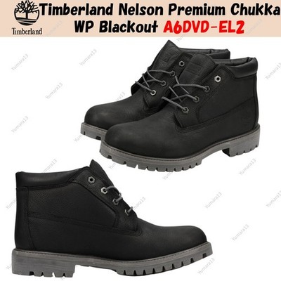 Timberland Nelson Premium Chukka WP Blackout A6DVD-EL2 Men's Size