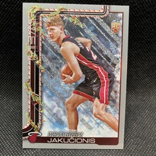 2025-26 Topps Basketball Holiday Kasparas Jakucionis Light Blue Glitter RC #H180