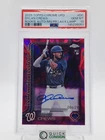 DYLAN CREWS 2025 TOPPS CHROME UPDATE MAGENTA/PURPLE RC AUTO /299 PSA 10 Q5966