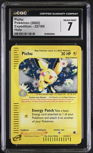 Pichu graded CGC 7 for sale on eBay