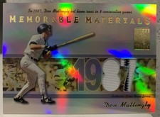 2002 Topps Tribute Memorable Materials Don Mattingly Jersey Patch NICE!!